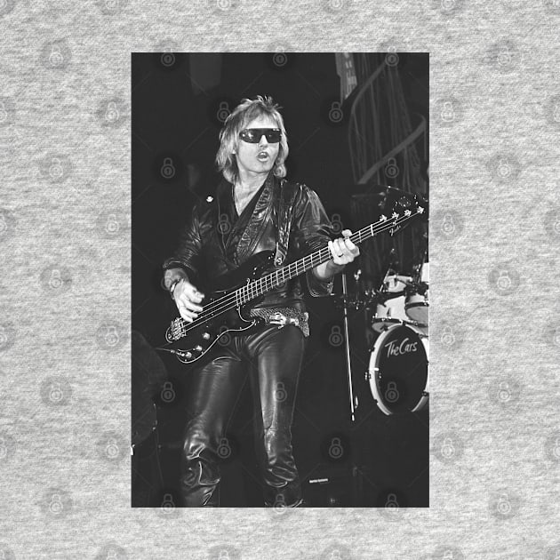 Benjamin Orr The Cars BW Photograph by Concert Photos